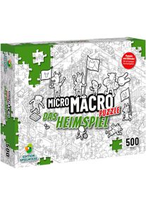 Puzzle EDITION SPIELWIESE "MicroMacro Puzzle 2: Das Heimspiel", bunt, Puzzles, KinderB:68cm H:48cm, Pappe, Motiv, Puzzle, Made in Germany, B:68cm H:48cm