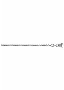 Goldkette ONE ELEMENT "Halskette Rundankerkette aus 585 Wei&szlig;gold &Oslash; 2 mm" Gr. 50, silber, Halsketten, Damen, 50, Wei&szlig;gold 585, Goldkette