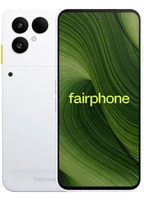FAIRPHONE Smartphone "Das FAIRPHONE ( Gen. 6 )", Energieeffizienz: A, wei&szlig; (cloud wei&szlig;), 256 GB, Mobiltelefone, Smartphone
