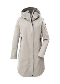 G.I.G.A. by Killtec Funktionsmantel "GS 83 WMN CT", Damen, Gr. 50, helltaupe, Oberseite: 100% Polyester.R&uuml;ckseite: 100% Polyester, G.I.G.A. DX BY KILLTEC, M&auml;ntel Funktionsmantel, Ultraleichter, wasserdichter Damenmantel mit urbanem Style