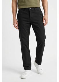 Jack & Jones Chinos JACK & JONES "JPSTOLLIE DYLAN CHINO", Herren, Gr. 32, L&auml;nge 30, schwarz, Web, Obermaterial: 98% Baumwolle, 2% Elasthan, unifarben, regular fit lang, Hosen Chinos, Baumwollmischung, regular fit