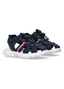 Sandale Tommy Hilfiger, M&auml;dchen, Gr. 27, blau, Polyester, Synthetik, Schuhe Sandale, Babyschuh, Lauflernschuh, Sommerschuh mit Gummizug