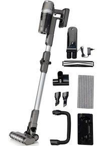 HISENSE Akku-Bodenstaubsauger "HVC6464A", grau (anthrazit), B:25cm H:111cm T:25cm, Akkusauger, Akku-Bodenstaubsauger