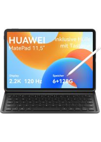 Huawei Tablet "MatePad 11.5" 2024 6+128GB", Energieeffizienz: G, grau, 128 GB, ohne eSIM, Tablets_EBookReader, Lautst&auml;rkeregler, Tablet