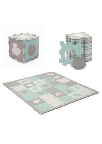 Kinderkraft , Grau, Wei&szlig;, Mintgr&uuml;n , 165x1.2x185 cm , Spielwaren, Babyspielzeug