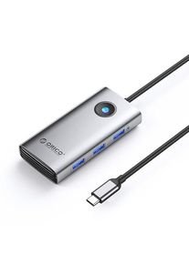 ORICO PW11-6P USB-C Hub Docking Station 3x USB-A 3.0 + 1x USB-C 2.0 + 1x HDMI - Gray