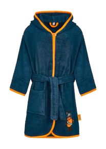 Playshoes F&uuml;rdők&ouml;peny 'DIE MAUS PIRAT' unisex tenger&eacute;szk&eacute;k / csokol&aacute;d&eacute; / narancs , M&eacute;ret 146/152