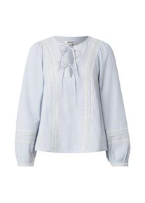 Only Bluzka 'ONLMONICA ANE' dla kobiet jasnoniebieski / biały Rozmiar XS