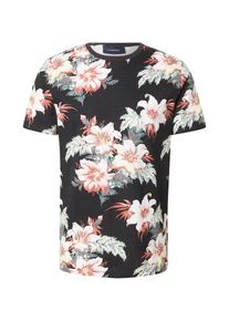 LINDBERGH Koszulka dla mężczyzn pastelowy zielony / koralowy / czarny / biały Rozmiar S