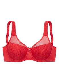 Nuance Damen Minimizer-BH in rot ,Gr&ouml;&szlig;e 100C, Witt, 82% Polyamid, 12% Elasthan, 6% Polyester