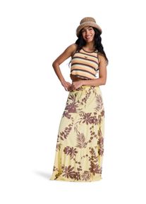 Maxirock Roxy "After Hours Maxi", Damen, Gr. M, gelb (golden haze sweet mai), Obermaterial: 60% Baumwolle, 40% Viskose., R&ouml;cke Maxirock