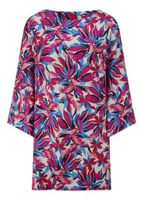 Emilia Lay - Long-Bluse mit 3/4-Arm, multicolor, Gr. 50, Viskose