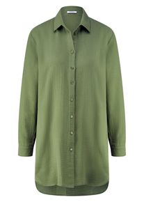 Peter Hahn - Long-Bluse, gr&uuml;n, Gr. 48, Baumwolle