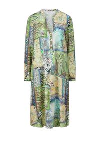 Peter Hahn - Kleid mit Rundhals-Ausschnitt, multicolor, Gr. 42, Viskose