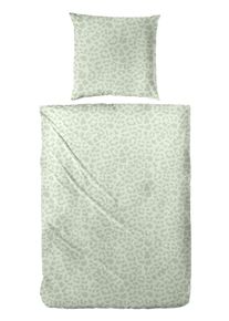 Bettw&auml;sche Primera "Renforce-Bettw&auml;sche Leo", gr&uuml;n, B/L: 135cm x 200cm, 1 Stk., 1 Stk., Renforc&eacute;, B/L: 80cm x 80cm, 2, Renforc&eacute;, Obermaterial: 100% Baumwolle, Bettw&auml;sche, Bettw&auml;sche