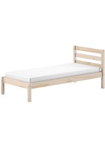 Massivholzbett Vipack "Pino, universell einsetzbar, gradliniges Design, Made in Europe", kiefer natur, kiefer natur, kiefer natur, B:97,6cm H:84,4cm L:211cm, Betten, Massivholzbett, Kiefer massiv, wahlweise in Natur oder Wei&szlig; lackiert erh&auml;ltlich