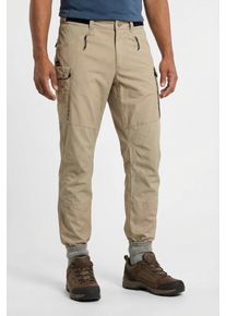 Sch&ouml;ffel Trekkinghose SCH&Ouml;FFEL "Pants Style Maghera MEN", Damen, Gr. 54, N-Gr, brandon beige, Obermaterial: 65% Polyester, 35% Baumwolle, Hosen Trekkinghose, mit 4-Wege-Stretch, mit Cargo-Taschen, strapazierf&auml;hig