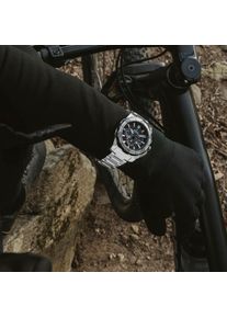 Festina, Herren, Chronograph &raquo;Chrono Bike 2025&laquo; Quarzuhr, Armbanduhr, Herrenuhr, Edelstahlarmband, analog, Tag, silberfarben-schwarz, Markanter 