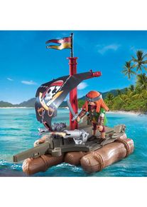 Playmobil Pirates - Piratenflo&szlig; mit Schatz