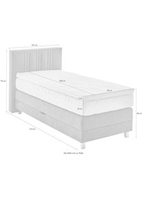 Westfalia Schlafkomfort Boxspringbett wahlweise mit Bettkasten und Topper