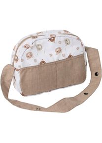 Bayer Chic 2000 CHIC2000, Puppen Wickeltasche &raquo;Jeans Grey&laquo;, B&auml;rchen beige,