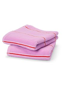 Tchibo - 2 Premium-Handt&uuml;cher - rosa