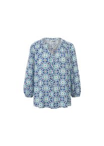 Tchibo - Tunika-Bluse mit Alloverprint - Damen - Gr. 40 - wei&szlig;/print