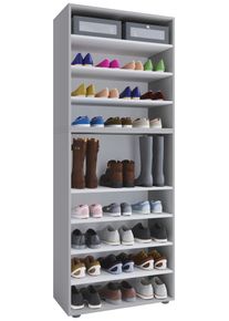 Schuhregal Lona XXL ca.70x183x37cm Grau