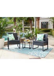 BALKONSET GARTEN-SITZGRUPPE 3-TLG.