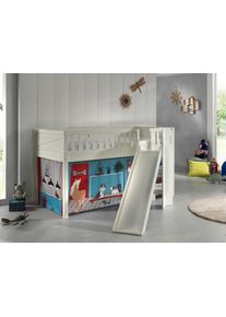 Vipack Spielbett Scott Pet Shop ca. 90x200 cm Kiefer Wei&szlig;
