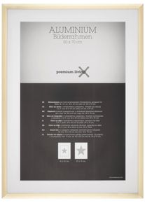 Bilderrahmen Aluminium in Brass ca. 50x70cm
