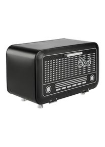 Brotbox Radio Schwarz/Wei&szlig;