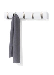 Hakenleiste Flip 5 Wei&szlig;