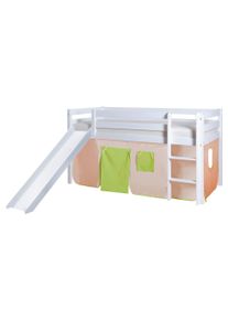 Spielbett 'Manuel',aus Kiefer, gr&uuml;n/wei&szlig;/beige
