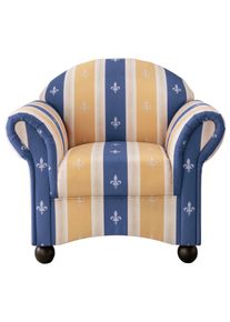 Relaxsessel Torello Blau Mikrofaser