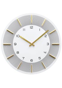 Wanduhr Gilbert Wei&szlig;/Goldfarben &Oslash; ca. 48,5cm