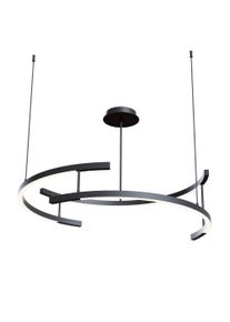 Maytoni Pendelleuchte Line Schwarz max. 52 Watt