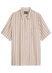 Marc O'Polo Duże Rozmiary - Marc O'Polo - Kr&oacute;tka koszula z dzianiny bawełnianej w paski - 3XL