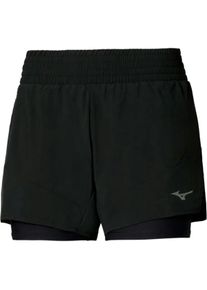 Mizuno Active 4.5 Inch 2-in-1 Shorts Damen