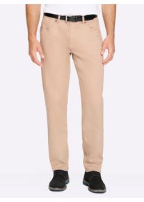 Marco Donati Heren 5-pocketjeans met crinkle-effecten in beige/denim ,maat 25, Witt, 56% Katoen, 19% Polyester, 14% Lyocell, 10% Viscose, 1% Elastan