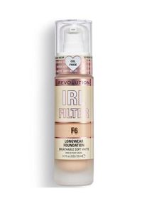 Makeup Revolution Long Wear Cream Foundation 23 ml.- F6 medium beige