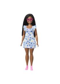 Barbie Fashionistas Doll #229 Doll With Down Syndrome Wearing Heart-Print Dress
