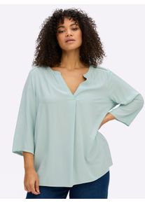 sheego Damen Tunika in kalkmint ,Gr&ouml;&szlig;e 40, Witt, 100% Viskose