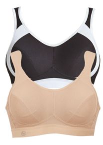 Sport-BH Anita "Sport BH extreme control", Damen, Gr. 65, Cup C, bunt (desert schwarz), Stoff, Obermaterial: 76% Polyester PES. 19% Polyamid PA. 5% Elasthan EL., BHs Sport-BH