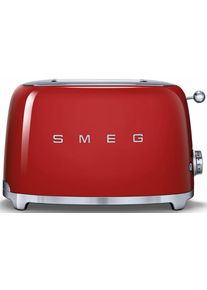 Smeg Toaster "TSF01RDEU", rot, B:32,5cm H:19,8cm T:19,5cm, Toaster, Toaster