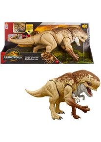 Actionfigur Mattel "Jurassic World - Feature D-Rex", bunt, Spielfiguren, KinderB:17,78cm H:25,4cm T:55,88cm, Kunststoff, Actionfigur, mit Bei&szlig;-Angriff und Br&uuml;llger&auml;usch, B:17,78cm H:25,4cm T:55,88cm