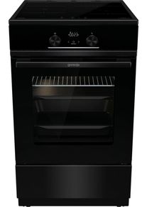 Gorenje Induktions-Standherd "GEIT5C60BPG", Energieeffizienz: A, schwarz, Herdsets, Knusprig genie&szlig;en &ndash; ganz ohne Extra-Kalorien - dank AirFry-Funktion, Induktions-Standherd