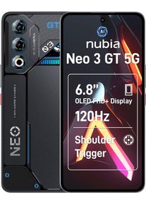 NUBIA Smartphone "Neo 3 GT 5G", Energieeffizienz: C, grau (interstellar gray), 256 GB, Mobiltelefone, Smartphone