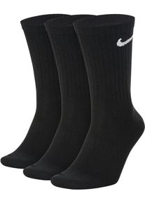 Funktionssocken Nike "U NK EVERYDAY LTWT CREW 3PR", Herren, Gr. M (38/41), schwarz, wei&szlig;, Obermaterial: 60% Baumwolle, 37% Polyester, 3% Elasthan, Socken Funktionssocken, f&uuml;r sportive Aktivit&auml;ten und Fitness, d&auml;mpfende Eigenschaften