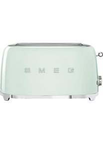 Smeg Toaster "TSF02PGEU", gr&uuml;n (pastellgr&uuml;n), B:39,4cm H:21,5cm T:20,8cm, Toaster, Toaster